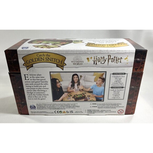 Harry Potter Catch the Golden Snitch by Spin Master Games New Factory Sealed - Picture 2 of 7